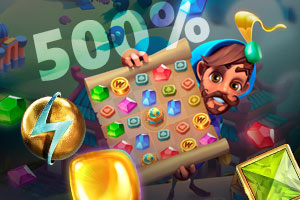 500% Casino Bonus